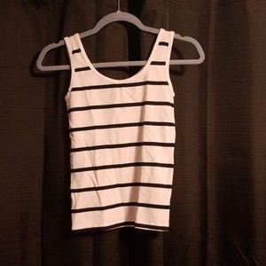 White striped tank top